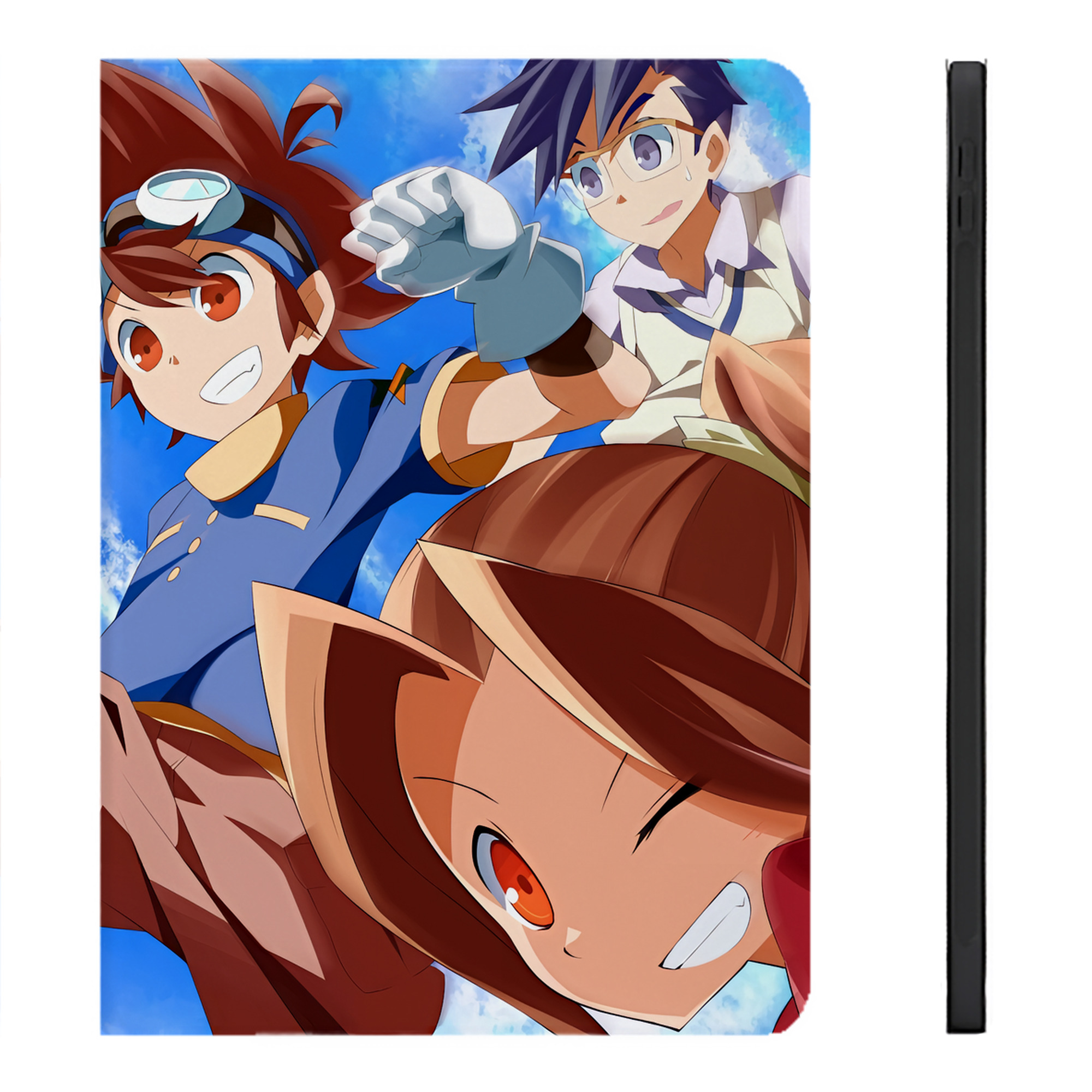 （画像用） Digimon デジタルモンスター/デジモン IPadケース ペンホルダー付き ブックスタイルデザイン